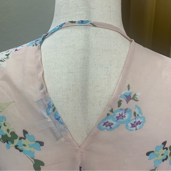 DANIEL RAINN Floral Open Front Kimono Size M/L - Picture 4 of 7